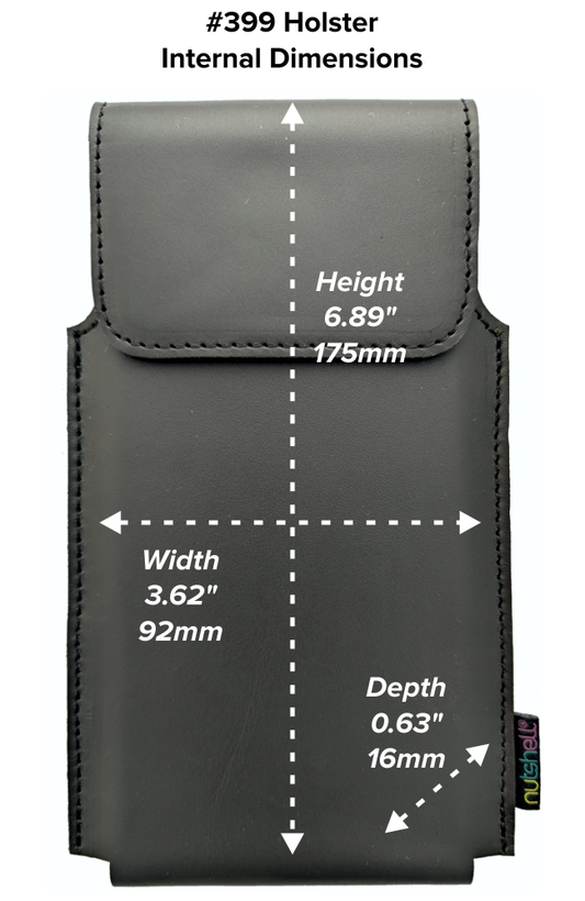 Nutshell #399 Leather Belt Case