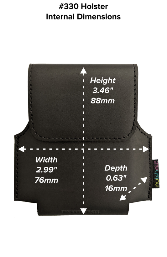 Nutshell #330 Leather Belt Case