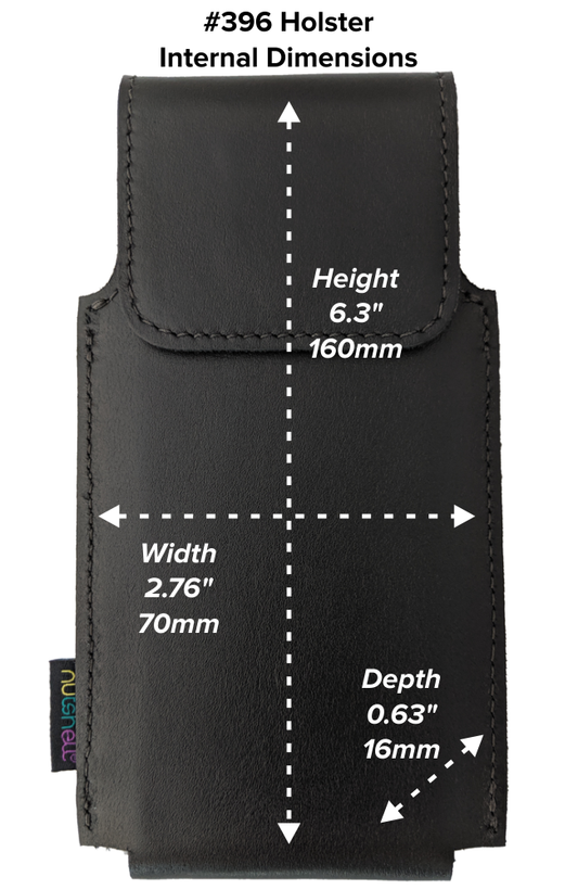 Nutshell #396 Leather Belt Case