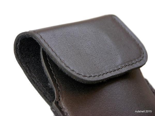 Apple iPhone 13 Mini leather belt case - Nutshell