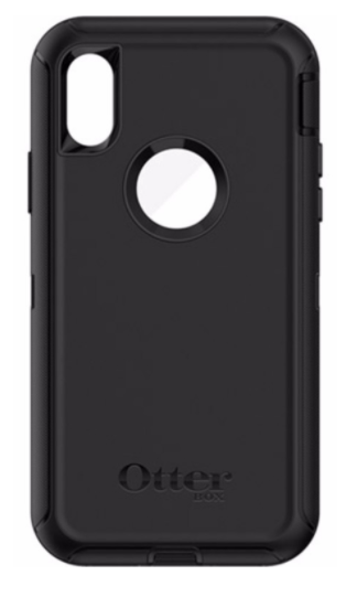 Apple iPhone x in Otterbox Defender Smartphone Holster - Nutshell