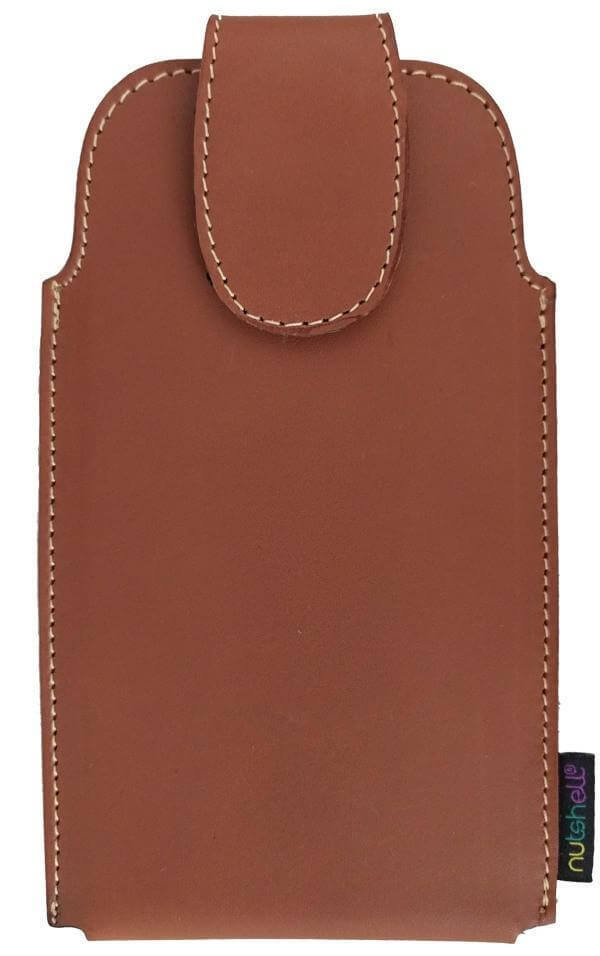 Lava Z6 leather phone Holster - Nutshell