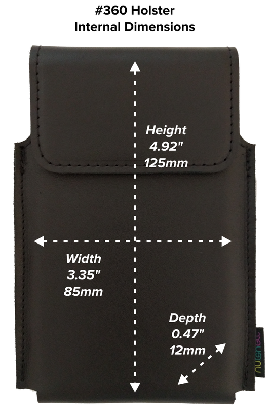 Nutshell #360 Leather Belt Case