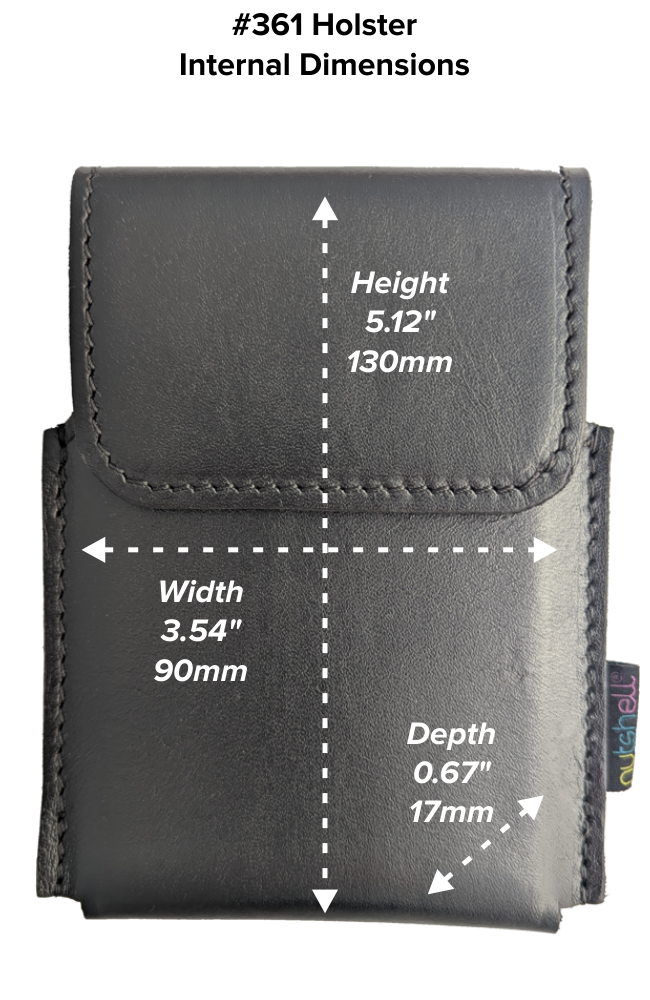 Nutshell #361 Leather Belt Case