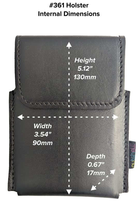 Nutshell #361 Leather Belt Case