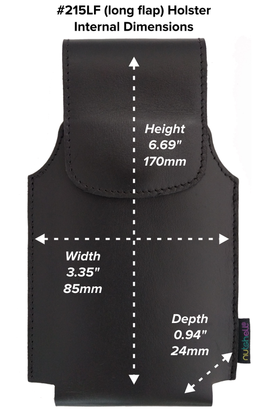 Nutshell #215LF Smartphone Belt Case -170x85x24mm
