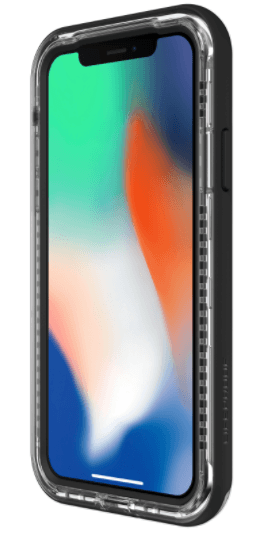Apple iPhone X in Lifeproof Crystal Pro Smartphone Holster - Nutshell