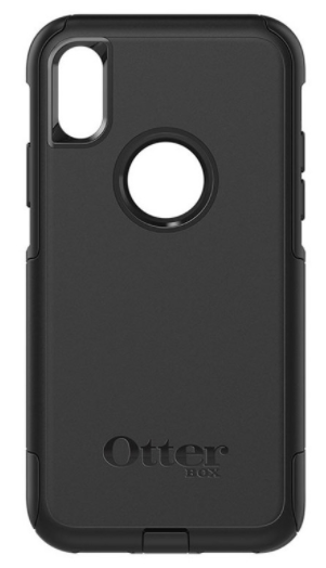 Apple iPhone X in Otterbox Commuter Smartphone Holster - Nutshell