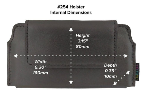 Nutshell #254 Horizontal Holster-160x80x10mm - Nutshell